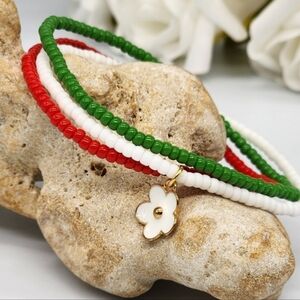 Italian Style Floral Minimalist Bracelet Perfect Gift for Italian Girl